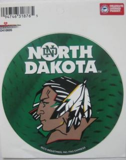 University of North Dakota Fighting Sioux Decal Sticker
