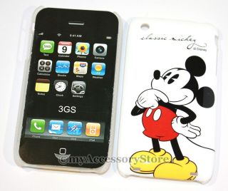   3GS Mickey Mouse Classic Protector Hard Cell Phone Case Cover