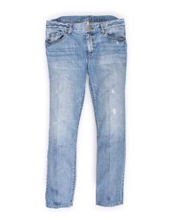 low rise light blue straight leg jeans by ann taylor loft size 6 light 