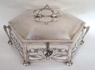   Secessionist Art Nouveau Jewellery Box Possible Knox Liberty Co