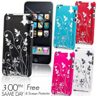  Case Cover Screen Protector for Apple iPod Touch 4th Gen 4G