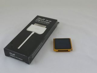 Apple iPod Nano 8GB Touch  Player Orange MC691LL 6th Gen Digital 