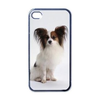 Papillon Dog Cover Case for Apple iPhone 4 Mobile Phone