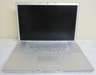 Apple MacBook Pro 17 MA897LL A Core 2 Duo T7700 2 4GHz Laptop as Is 