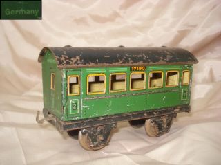 WWII Antique German Toy Train Passenger Coach Marklin