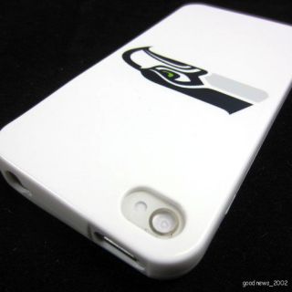   Seahawks Soft Skin Case Cover for Apple iPhone 4 4S 4G Verizon Sprint