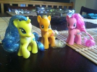 My Little Pony Apple Jack Pinkie Pie Lemony Gem Lot New G4 Friendship 