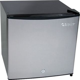 Stainless Steel Mini Freezer Refrigerator Compact Fridge w Reversible 