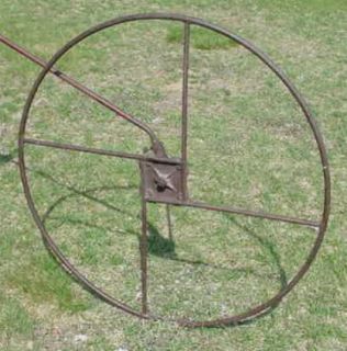 Antique Surveyors Wheel Gandy Wheel
