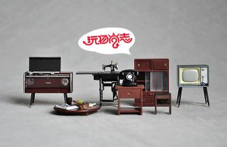 Re ment Megahouse Accessories 50s Furniture Table Electric Appliance 