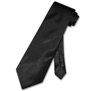 Antonio Ricci Necktie Solid Black Color Mens Neck Tie