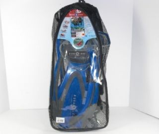 Aqua Lung Sport ProFlex Blue Snorkeling Snorkel Mask Set