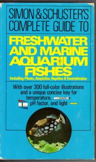 Simon Schuster Freshwater Marine Aquarium Fish Plants Reptiles 