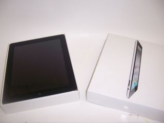 Apple iPad 2 64GB 3G Verizon Wi Fi Black MC764LL/A + Case + Dock 