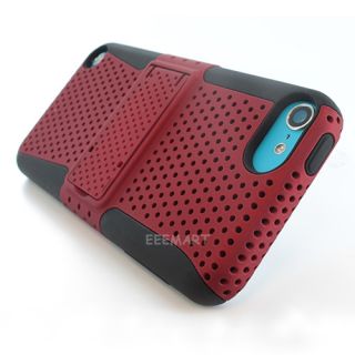   Perforated Hybrid Cover Case w/Stand for Apple iPod Touch 5 5th Gen 5G