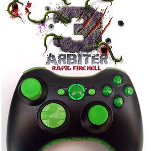 Arbiter 3 5 Rapid Fire Custom Xbox 360 Wireless Controller Modded 