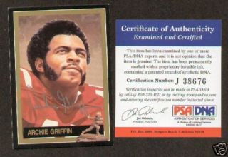 Archie Griffin Signed Autographed 1991 Heisman Card PSA