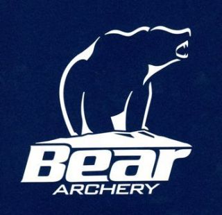 Bear Archery Vinyl Decal Sticker 5 5 x 5 5 White Bow Hunting Fred 