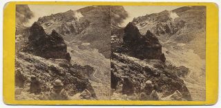 ECUADOR SV   Crater of Pinchincha   Anthony 1860s