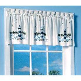 Style Selections 18L Multicolor Benson Ascot Valance Nautical Image 
