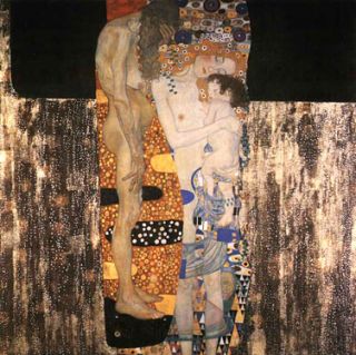 Gustav Klimt Three Ages of Woman Sculpture Art Nouveau
