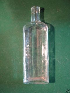 Antique Kemps Balsam Owens Glass Medicine Bottle