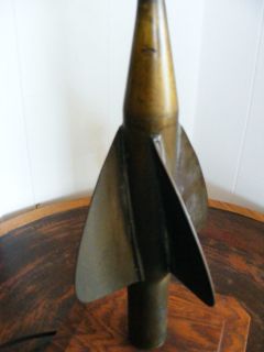 Antique T Walker Son SHIP Harpoon Log Lamp Brass