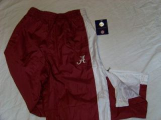 Alabama Crimson Tide Windbreaker Pants Kids 4 5 Small NCAA Logo 