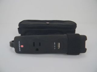 New Victorinox Swiss Army Travel Power Strip   Multi Outlet with USB 