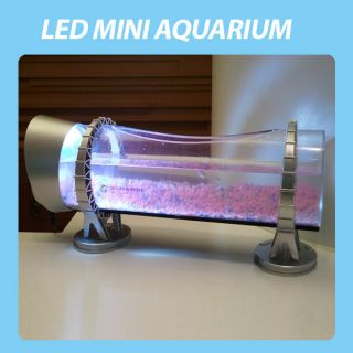 LED Smart Aquarium Tropical Fish Seaplants Air Filter Air Bubble Soil 