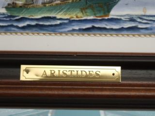 Spode Porcelain Sailing Ship Plaque The Aristides