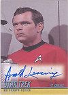   TOS 40TH ANNIVERSARY SERIES 2 A156 ARNOLD LESSING LT CARLYLE AUTOGRAPH