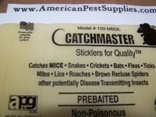 150 Catchmaster Gluee Louee Mice & Insect Glueboard Traps