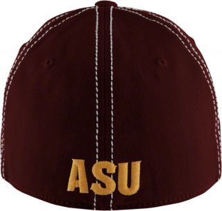 Arizona State Sun Devils Maroon Touchback Wool Stretch Fit Hat