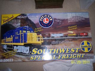 Lionel 6  30022 SF GP 38 Southwest Special Freight Set with 
