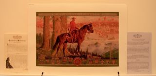Arnold Friberg Maintaing The Right RCMP Authorized Giclee Canvas Horse 