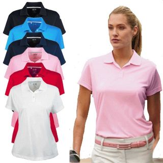  Golf Brand New Womens Size s 2XL ClimaCool Pique Polo Sport Shirts 