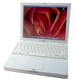 F90 Apple iBook G4 A1054 Laptop 1 2GHz 512MB 30GB Mac