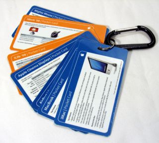 Apple Computer Retailer Reference Pocket Card Set 2007