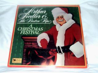 Arthur Fiedler Boston Pops Christmas Festival SS LP