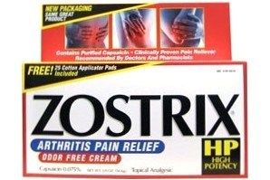 Health Care Products Zostrix High Potency Arthritis Pain Relief 2 Oz 