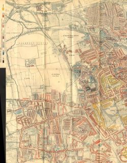  MAP W Kensington Notting Hill Hammersmith Shepherds Bush, 1902