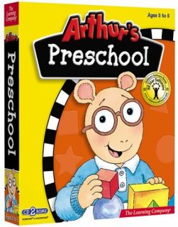 Arthurs Art Preschool Ages 3 5 2 CD Set PC Software Win XP Vista 7 32 