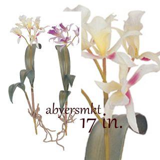 17 in Wild Cattleya Orchid Silk Flowers Artificial Plants Wedding 