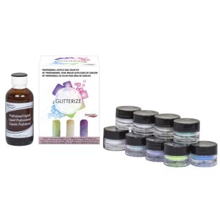 SuperNail Glitterize Professional Acrylic Nail Color Kit