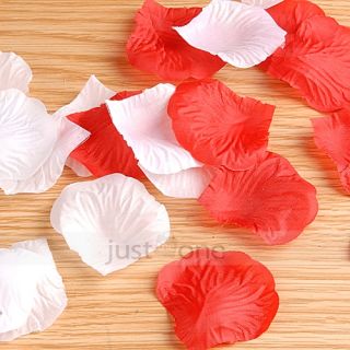 1000pcs Fake Fabric Flower Rose Petals Wedding Party Decoration Supply 