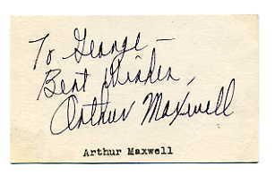 Arthur s Maxwell Seventh Day Adventist Author Signed
