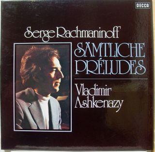 Ashkenazy Rachmaninoff Samtliche Preludes 2 LP Mint