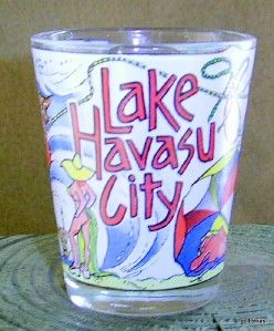 lake havasu city arizona shot glass 2 25
