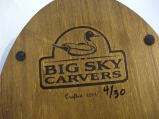   Edition Big Sky Carvers Duck Decoy Carved 4OF30 by Ashley Gray